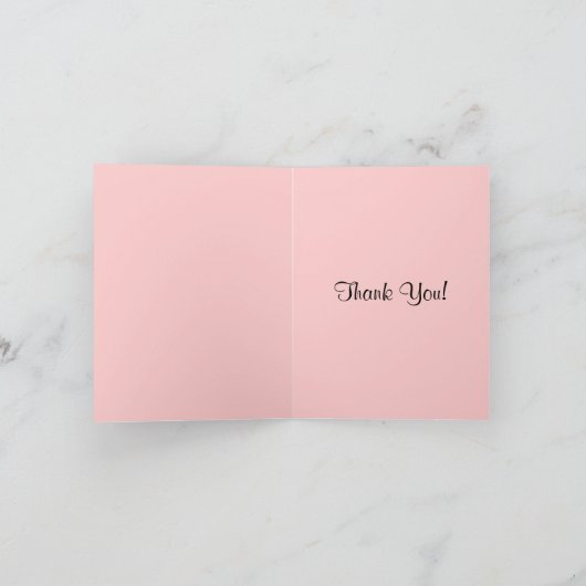 Afstuderen Bedankt Opmerking Kaart Sweet Style (Binnen)