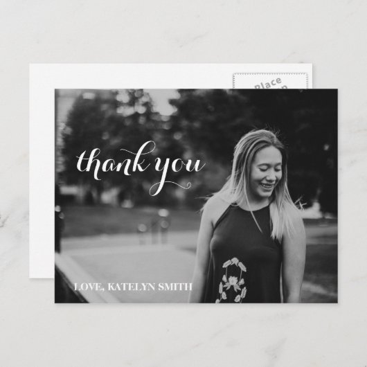 Afstuderen Bedankt Post Kaarten (Voorkant / Achterkant)