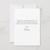 Afstuderen Bedankt voor de foto (Achterkant)