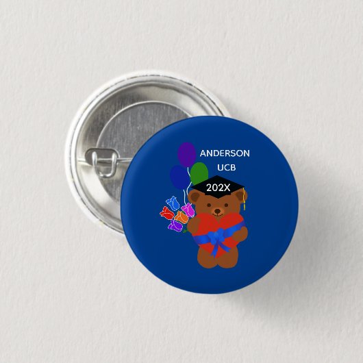 Afstuderen Beer #3 Button (Voorkant /achterkant)