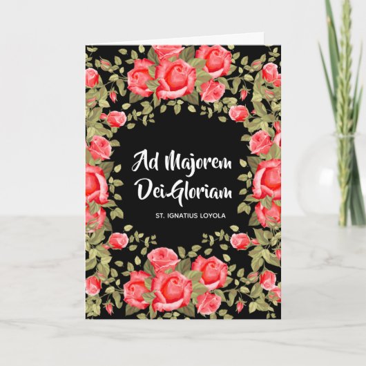 Afstuderen Begin St. Ignatius Religious Kaart (Voorkant)