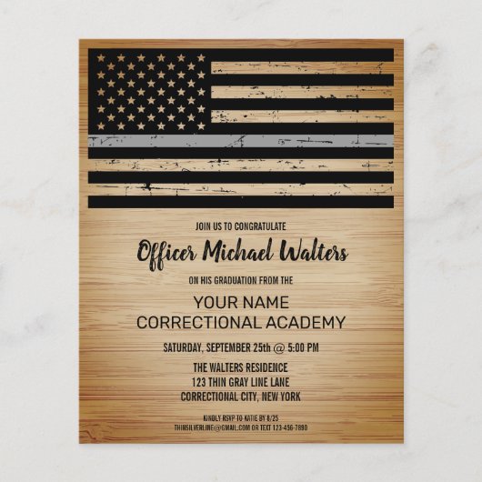 Afstuderen begrotingscorrectieambtenaar Uitnodigin (Voorkant)