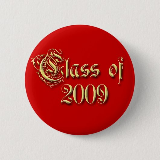 Afstuderen Benodigdheden en geschenken T-shirts en Ronde Button 5,7 Cm (Voorkant)