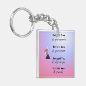 Afstuderen Bericht op een Sleutelhanger (Voorkant Links)