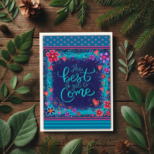 Afstuderen Best is nog te komen Modern Kleurrijk Kaart