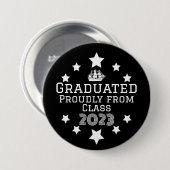 Afstuderen Black Button (Voorkant /achterkant)