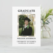 Afstuderen Black Gold Lijst klasse van het jaar |  Aankondiging (Staand voorkant)