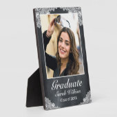 Afstuderen Blackboard & White Lace Foto Fotoplaat (Zijkant)