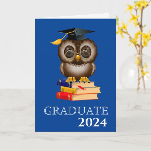 Afstuderen blanco Kaart (Gele Bloem)