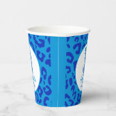 Afstuderen Blauwe luipaarden Papieren Bekers (Rechts)