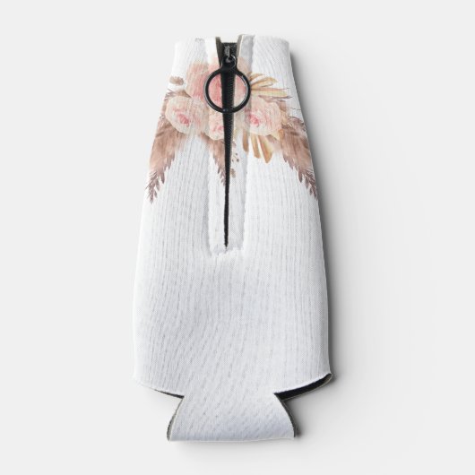 Afstuderen bloesem roos flesjeskoeler (Achterkant)