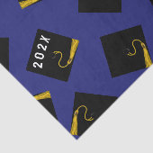 Afstuderen Blue Tissue Paper Tissuepapier (Detail)