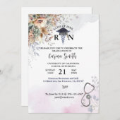 Afstuderen Boho Floral, speciaal verzorgd Kaart (Voorkant / Achterkant)