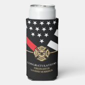 Afstuderen brandweerkorps Rood Line Fire Academy (Seltzer Achterkant)