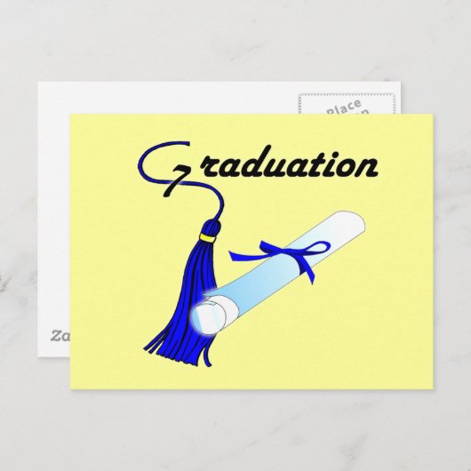 Afstuderen Briefkaart (Voorkant / Achterkant)