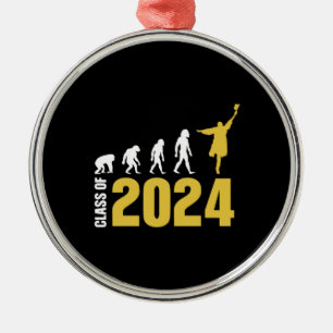 Afstuderen Cadeaus Klasse 2024 Metalen Ornament