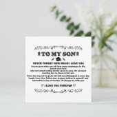 Afstuderen Cadeaus voor Zoon 2024 Inspirerend Cade Kaart (Staand voorkant)