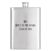 Afstuderen Cadeflessen Heupfles (Voorkant)