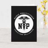 Afstuderen Caduceus, NP-verpleegkundige Kaart (Gele Bloem)