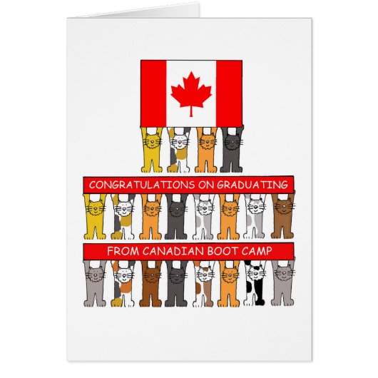 Afstuderen Canadese opstartcampagne gefeliciteerd (Voorkant)