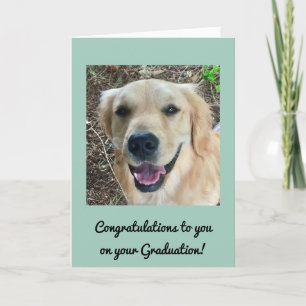 Afstuderen Card - Golden Retriever Kaart