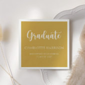 Afstuderen Casual Script Modern papier servetten