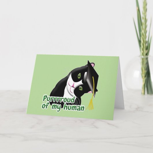 Afstuderen Cat Kaart (Voorkant)