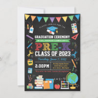 Afstuderen-ceremonie voor de kleuterschool in