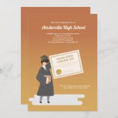 Afstuderen Certificaat Kaart (Voorkant / Achterkant)