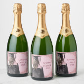 Afstuderen Champagne Gepersonaliseerde labels Sparkling Wijnetiket (Flessen)
