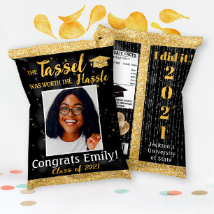 Afstuderen Chip Bag Party Favors B11 Flyer