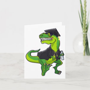 Afstuderen CL van 2025 Funny Dinosaur T-Rex Gradua Kaart