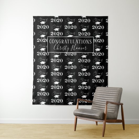Afstuderen CLASS OF 2020 Script Photo Prop Wandkleed (In situ)
