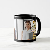 Afstuderen Class of 2025 Senior Afstuderen Foto Mok (Voorkant rechts)