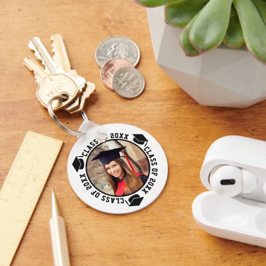 Afstuderen Class Senior Photo Sleutelhanger (Bureau)