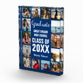 Afstuderen Collage Blue Afstuderen Photo Block Fotoblokken (Rechts)