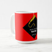 Afstuderen Collectible 2025 Koffiemok (Voorkant links)