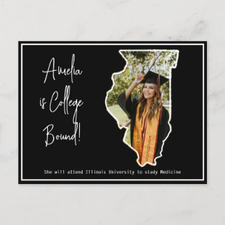 Afstuderen College Bound Illinois Briefkaart