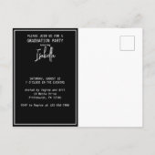 Afstuderen College Bound New York Briefkaart (Achterkant)