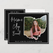 Afstuderen College Bound Ohio Aankondigingskaart (Voorkant / Achterkant)