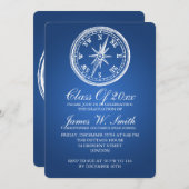 Afstuderen  Compass Blue Kaart (Voorkant / Achterkant)