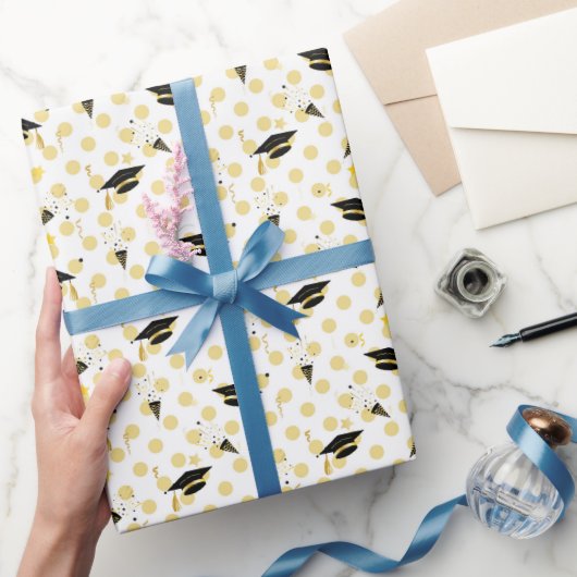 Afstuderen Confetti Magic Cadeaupapier (Geschenken)