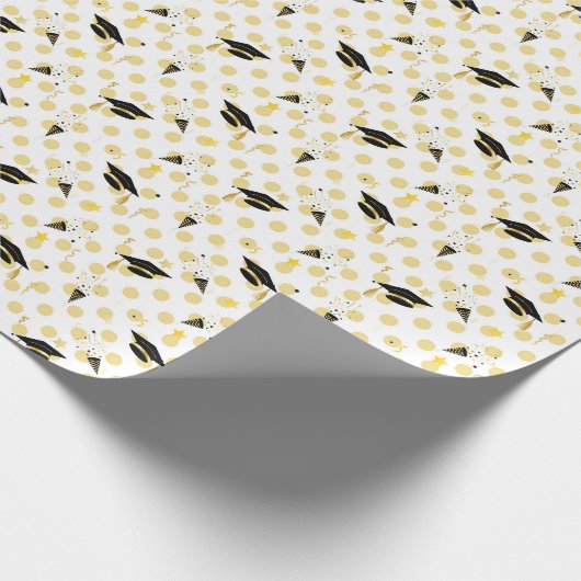 Afstuderen Confetti Magic Cadeaupapier (Hoek)