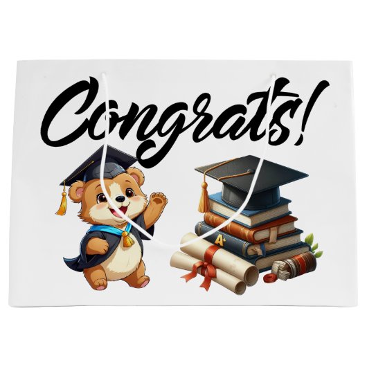 Afstuderen Congrats Groot Cadeauzakje (Voorkant)