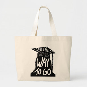 Afstuderen Congrats Grote Tote Bag