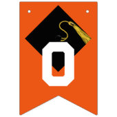 Afstuderen Congrats Oranje Vlaggetjes (Tweede vlag)