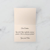 Afstuderen Congrats schattige gepersonaliseerde ka Kaart (Binnen)