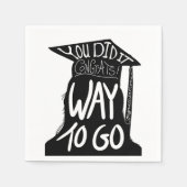 Afstuderen Congrats Servet (Voorkant)