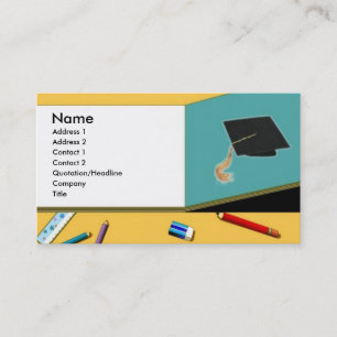 Afstuderen Contactkaartje