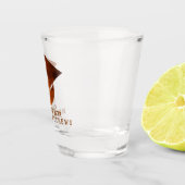 Afstuderen Copper University Keepomwille College Shot Glas (Rechts)